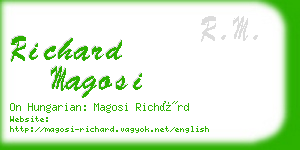 richard magosi business card